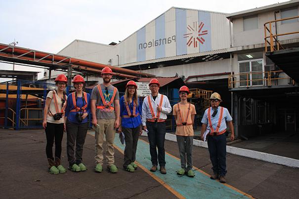 Team on site at sugar mill in Guatemala.